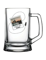 Personalizovaný pohár na pivo s fotografiou a cestovateľským motívom Personalizovaný pohár na pivo s fotografiou a cestovateľským motívom