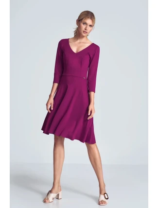 Dámske šaty M709 fuchsiové - Figl