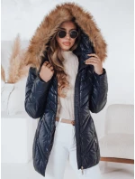 Dámska prešívaná zimná bunda SOLARIS navy blue FashionStreet TY4009 Dámska prešívaná zimná bunda SOLARIS navy blue FashionStreet TY4009