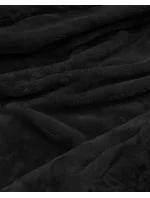 Dámska džínsová bunda s kožušinovou podšívkou čierna (B8068-101) Dámska džínsová bunda s kožušinovou podšívkou čierna (B8068-101)