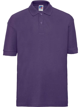 Russell Athletic 539B Detské polo tričko z piké 10.539B fialové Russell Athletic 539B Detské polo tričko z piké 10.539B fialové