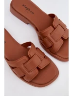 Dámské pantofle na plochém podpatku Camel Lorania