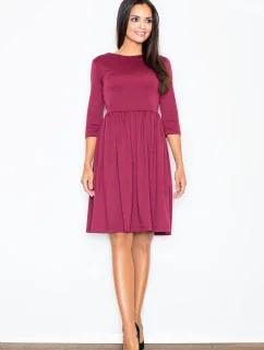 Šaty Finezja M117 bordová - Figl