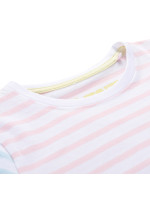 Detské bavlnené tričko ALPINE PRO BOATERO roseate spoonbill