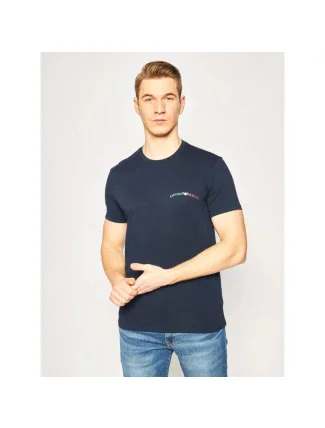 Pánske tričko 110853 0P510 00135 tmavomodrá - Emporio Armani