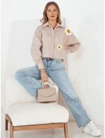 Dámske krátke tričko MISUN svetlohnedé FashionStreet DY0410