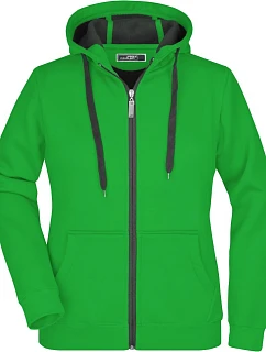 Daiber JN 354 Dámska mikina Doubleface 02.0354 fern green/graphite