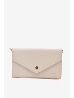 Kabelka Clutch Peněženka 2v1 s odnímatelným páskem Světle béžová Pauline
