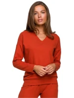 Dámsky sveter S246 terakota - Stylove