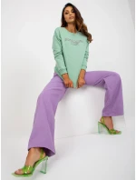 Dámska mikina MA BL 2202032 mikina.28X svetlo zelená - FPrice