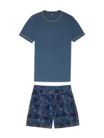 Pánske pyžamo A05143 - 0NCAS 8IX modrá - Diesel Pánske pyžamo A05143 - 0NCAS 8IX modrá - Diesel