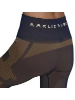 Dámske legíny HB1436 Karlie Kloss tmavo modrá-hnedá - Adidas