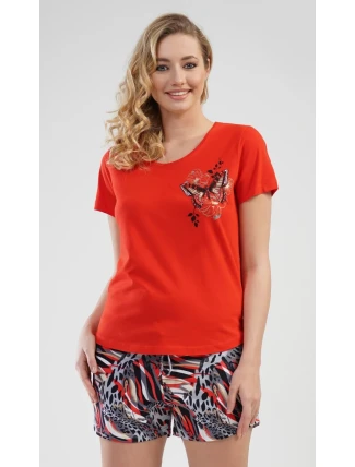 Dámske pyžamo šortky Motýle