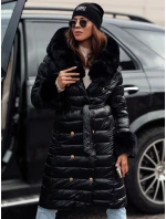 Dámsky prešívaný zimný kabát HORIZON black FashionStreet TY4749