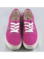 Dámske šnurovacie tenisky vo fuchsijovej farbe (A8865)