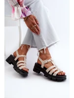 Pachnące Sandały Damskie ZAXY NN285040 Jasnobeżowe