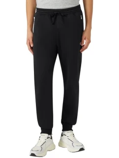 Pánske nohavice Champion s rebrovanými manžetami čierne 220300 KK001