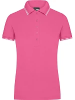 Daiber JN 985 Dámske piqué polo 02.0985 ružové/biele Daiber JN 985 Dámske piqué polo 02.0985 ružové/biele