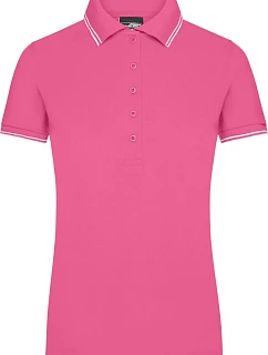 Daiber JN 985 Dámske piqué polo 02.0985 ružové/biele