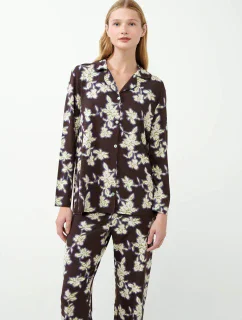 Vamp - Kvetinové pyžamo s gombíkmi 21023 - Vamp