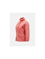 Peak Performance W Fleece Snap T Mikina ružová Peak Performance W Fleece Snap T Mikina ružová