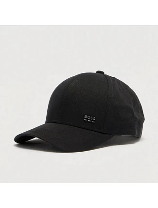 Hugo Boss Zed Metallic Logo Black Cap - 50555479-001 Hugo Boss Zed Metallic Logo Black Cap - 50555479-001