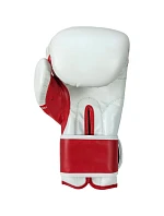 RPU-FOLK 12 oz biele a červené boxerské rukavice