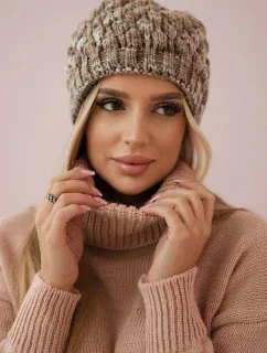 Čiapka K156 svetlo hnedá