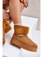 Big Star OO274A106 Snehové topánky na ťavej platforme s kožušinou Big Star OO274A106 Snehové topánky na ťavej platforme s kožušinou