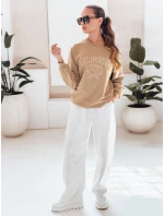 Dámska mikina CALIFORNIA DREAM beige FashionStreet BY1194