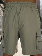 Pánske textilné bojové šortky zelené FashionStreet SX2504