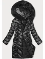 Dámska prešívaná zimná bunda J Style Black (16M9100-392)