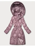 Prešívaný prechodný kabát s kapucňou Goodlookin pink (Y3-9215-52)
