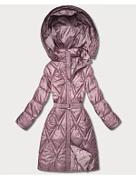 Prešívaný prechodný kabát s kapucňou Goodlookin pink (Y3-9215-52) Prešívaný prechodný kabát s kapucňou Goodlookin pink (Y3-9215-52)