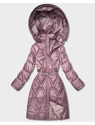 Prešívaný prechodný kabát s kapucňou Goodlookin pink (Y3-9215-52) Prešívaný prechodný kabát s kapucňou Goodlookin pink (Y3-9215-52)