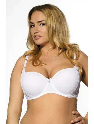 Dámska podprsenka 345 Ivone white - KINGA