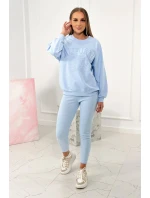 Kalifornská bavlnená súprava modrá