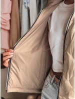 Dámska dvojcestná prechodná bunda SYLVIAN béžová FashionStreet TY4863