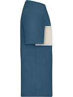 Daiber 8049 Tričko z bio bavlny „Colour-Block“ 02.8049 dusty blue/sandstone Daiber 8049 Tričko z bio bavlny „Colour-Block“ 02.8049 dusty blue/sandstone