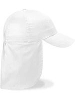 Beechfield B 11B Detská 6-panelová čiapka s kšiltom „Legionnaire Style“ 53.011B biela Beechfield B 11B Detská 6-panelová čiapka s kšiltom „Legionnaire Style“ 53.011B biela