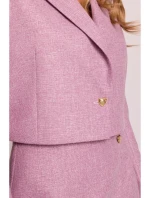 M853 Strihaná bunda - marsala