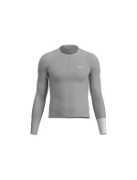 Cyklistické tričko POC M's Cadence L/S Jersey, sivé