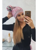 Dámska čiapka s brmbolcom Maria K335 fuchsiová
