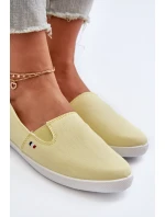 Dámske slip-on tenisky žlté Adrancia Dámske slip-on tenisky žlté Adrancia
