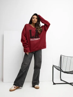 Mikina RV BL A1035.13 bordová