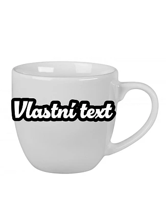 Personalizovaný keramický hrnček s objemom 400 ml s vlastným textom a obrysom Personalizovaný keramický hrnček s objemom 400 ml s vlastným textom a obrysom