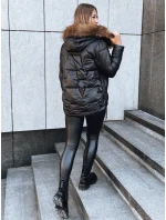 Dámska zimná bunda SNOW black FashionStreet TY3818 Dámska zimná bunda SNOW black FashionStreet TY3818