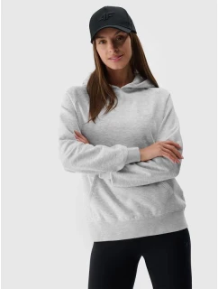 Dámska mikina bez prúžkov s kapucňou 4F 4FWMM00TSWSF1764-27M