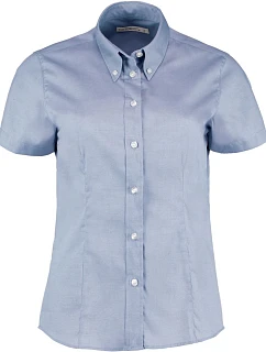 Kustom Kit KK 701 (26-28) Blúzka Oxford s krátkym rukávom 43.701X svetlo modrá