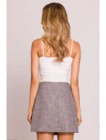 M854 Mini sukňa - grafitová